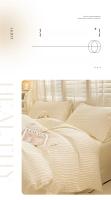 Conjunto de Cama de Dos Caras suave y transpirable Funda de Edredón Doble - details 10
