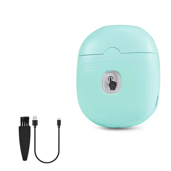 Cortaúñas eléctrico portátil para adultos y bebés, cortador de uñas automático, Verde - 1