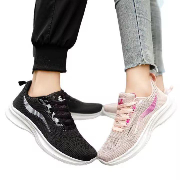 Zapatillas Deportivas Cómodas para Hombres y Mujeres Color Sólido, Suela Suave, Ligera, Novedad de Primavera - 1