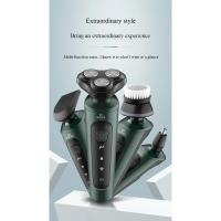 Afeitadora Eléctrica Resistente al Agua Máquina de Afeitar Rotativa con Batería Recargable para Hombres Uso en Húmedo y Seco - details 0