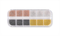 Diamantes de Imitación KADS para Arte de Uñas en 4 Colores 3D Bola de Acero Caviar Manicura DIY Herramienta de Diseño de Acero Inoxidable para Terapia de Uñas - details 3