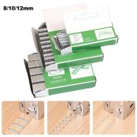 Herramientas Grapas Uñas 1000 Uds 12mm/8mm/10mm Brad Nails DIY puerta clavo embalaje del hogar plata en forma de T forma de U - details 1