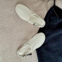 ZA zapatos de mujer bolsa cabeza media zapatillas sandalias tela de malla zapatos de malla cabeza redonda transpirable fondo plano casual muller zapatos verano - details 5