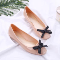 Sandalias planas casuales nuevas 2025, impermeables, de plástico, para mujer, boca de madre, poco profundas, para exteriores, zapatos individuales. - details 7