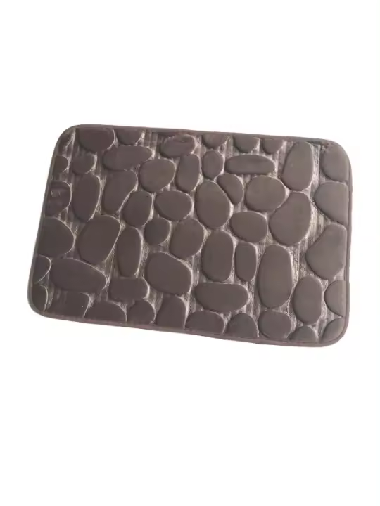 Estera en relieve de adoquín Estera de puerta Estera de piso Estera absorbente para pies Estera antideslizante para baño Alfombra - 1