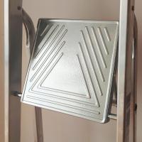 7 Peldaños en Aluminio - Escaleras Plegables Aluminio - Hecho en Europa - Portátil y Plegable - details 4