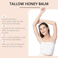 La crema hidratante WOODSSLEEP Honey Cow Fat nutre la piel seca, dejándola radiante. - details 4