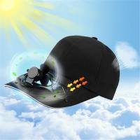 Gorra de béisbol con energía Solar para verano, gorro deportivo con ventilador para Senderismo y viajes, novedad - details 1