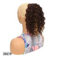 Extensión de cola de caballo rizada y ondulada profunda ombré, rizos Afro, cola de caballo con cordón, peluca con Clip, postizo de cola de caballo esponjoso para uso diario - details 19