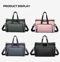 Compartimento para zapatos de gimnasio cruzado, bolsa grande para entrenamiento deportivo, bolsa para equipo de equipo con separación de ropa seca y húmeda - details 2