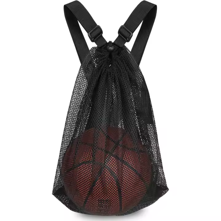 Bolsa de una sola bola, bolsa de malla de baloncesto, bolsas de almacenamiento, mochila cruzada de baloncesto, sacos de gimnasio, organizador deportivo - 1