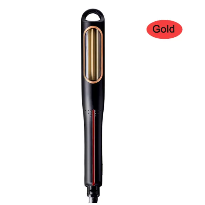 Palo de pelo esponjoso perezoso giratorio automático, batidor de maíz, plancha rizadora de férula Ptc, rizador de cabello esponjoso automático de iones negativos rápidos - 1