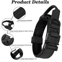 táctico estilo deportes al aire libre, Collar utilizable medianos a grandes con capacidad tracción para entrenamiento de perros - details 10