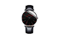 Reloj de hombre Fashion Blue Needle con correa de malla - details 23