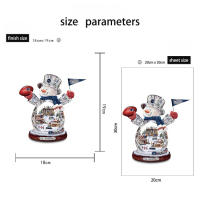 Pegatinas de Ventana de Navidad 2024 Campana de Navelganta Pino de PVC Autoadhesiva - details 40