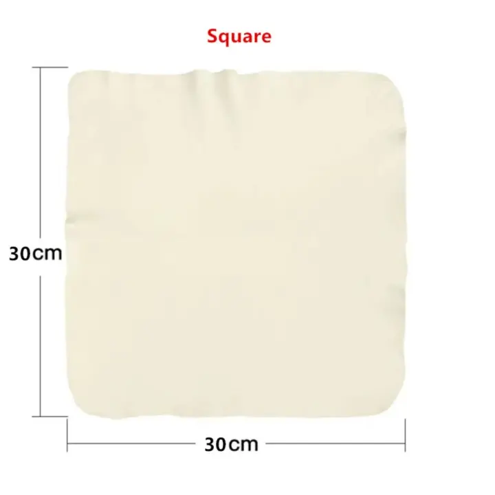 Toallas de lavado de coche de cuero de gamuza Natural, paño de limpieza de secado de vidrio de ventana de coche, súper absorbente, secado rápido - 1