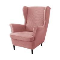 Cubierta de Silla de Ala Inclinada Elástica Vellón Polar Rey Cubierta de Sofá con Almohada - details 15