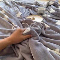 Manta de Lana de Estilo Geométrico en Blanco para Colchones y Sofá Reacciona con Impresión Gráfica Ideal para Cama Individual/Reina/Rey - details 29