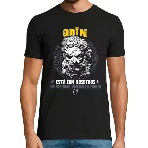 Odín está con nosotros Camisetas hombre clásica premium de vikingos - 1