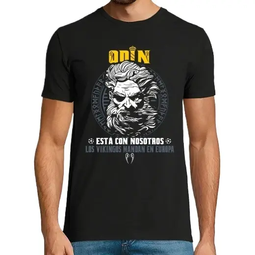 Odín está con nosotros Camisetas hombre clásica premium de vikingos - 1