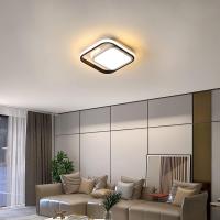 Goeco-Lámpara LED de Techo Cuadrada, Plafón de Estilo Nórdico moderno, Luz Blanca Caliente, 30W, 3000K - details 3