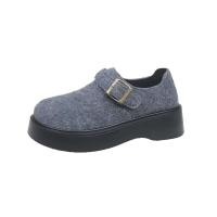 Nuevas botas de mujer con plataforma de fieltro con cantidad mínima de pedido, hebilla aumentada, diseño moderno, precio bajo, marca de alta calidad - details 4