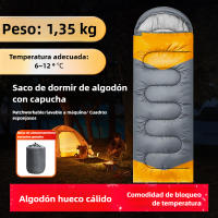 Bolsa de Dormir Térmica para Adultos Fibra Hueca Premium Impermeable y Ultraligera - details 0