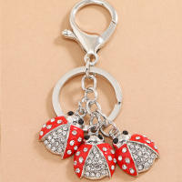 Llavero Creativo De Mariposa Para Mujer Adorno De Bolso Con Cristales Moda Llavero De Zinc Aleación Metal Dorado Plata Regalo Para Amiga - details 1