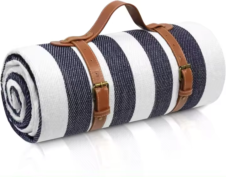 Manta de Picnic Extra Grande Impermeable, Plegable, 3 Capas para 6-8 Adultos - 1