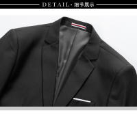 Blazer de Negocios Delgado para Hombres Colores de Caramelo Traje de Forma Casual para Oficina y Club Social - details 9
