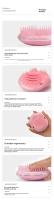 Peine de pelo sin nudo para mujer, bonito peine de pelo de garra de gato con Amazon Cross border Internet, Rojo - details 7