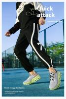 Zapatillas Deportivas de Malla Ligera para Hombres Zapatillas de Baloncesto de Moda con Plataforma - details 2