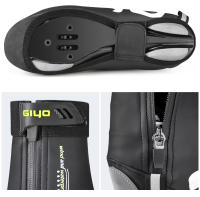 Cubiertas de zapatos de ciclismo para hombre y mujer, protectores de calzado impermeables, antideslizantes y reutilizables para bicicleta de carretera y de montaña - details 8