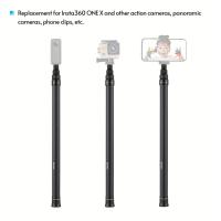 Palo selfie LIXADA de 1,5 m/4,9 pies, palo selfie de fibra de carbono, poste de extensión ajustable con tornillo de 1/4 de pulgada, repuesto para cámara panorámica Insta 360 One X/One X2/One R, cámara de acción. - details 2
