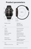 Reloj inteligente deportivo para hombre, pulsera resistente al agua de 3ATM, con Bluetooth, llamadas, control del ritmo cardíaco, para exteriores, Android e IOS, novedad de 2024 - details 17