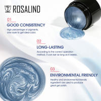 ROSALIND Gel de ojo de gato para manicura, capa superior Base semipermanente, esmalte de uñas, 5ML - details 7