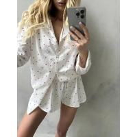 Conjunto de pijama de verano de moda sual, ropa de hogar cómoda para mujer con estampado de amor - details 11