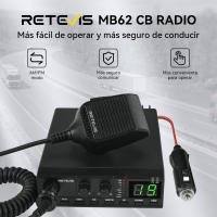 Retevis-Comunicador de radio CB MB62 para coche móvil, AM/FM, 27 MHz, CB portátil - details 0