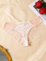 Una sola pieza, elegante encaje negro y rojo sexy de dos tonos de ropa interior para mujeres, con una entrepierna cómoda y transpirable. - details 3