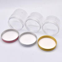 Frascos de almacenamiento de plástico transparente con tapas para cosméticos, frascos vacíos para crema facial, contenedor de alimentos, 12 piezas, 50/80/100/120/150/200/250g - details 5