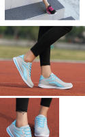 Zapatillas de correr de marca para mujer, zapatillas ligeras y cómodas de cuero con estabilidad, zapatillas de tenis antideslizantes de otoño para mujer, zapatillas deportivas para gimnasio - details 16