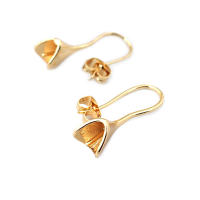 Latón color oro de 18 quilates, compatible con cuentas de medio agujero con ganchos de medio pasador para pendientes, joyería de alta calidad, accesorios para manualidades. - details 70
