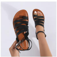 Sandalias de verano para mujer, nuevas sandalias de mujer con parte inferior plana, comodidad, correa delgada Simple, sandalias romanas versátiles - details 10