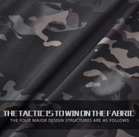 Hanye verde negro camuflaje piel de tiburón pantalones de concha suave Montañismo al aire libre - details 2