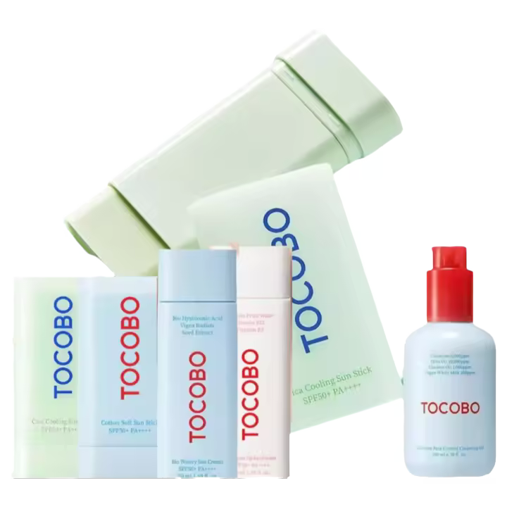 Tocobo Algodón Suave Sol Stick Control de Aceite Refrescante SPF 50+ Esencia de Agua - 1