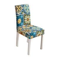 Funda de Silla Estampada Fundas Elásticas para Asiento, Funda Extraíble para Boda, Hotel, Banquete, Comedor, Oficina, Decoración del Hogar - details 0