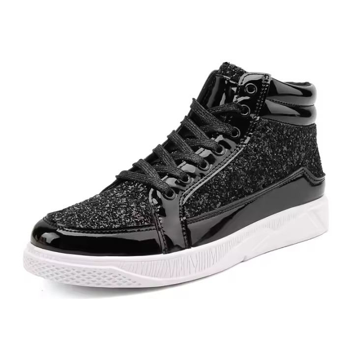 Zapatos deportivos de punta redonda para hombre, botas multifuncionales informales brillantes en el escenario, ropa de calle al aire libre, zapatos de skate para niños 5 - 1