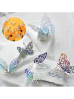 Pegatinas decorativas de mariposas en 3D, accesorios para el hogar, decoración de ramos de globos de boda, 12 piezas - details 7