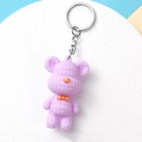 LLavero de oso creativo, oso colorido, superventas, accesorios de llavero colgante - details 7