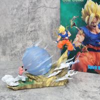 Figura de acción de Buu vs Goku, Super Saiyan, Genki Bomb, estatua de Pvc, modelo de colección, juguetes, regalo - details 19